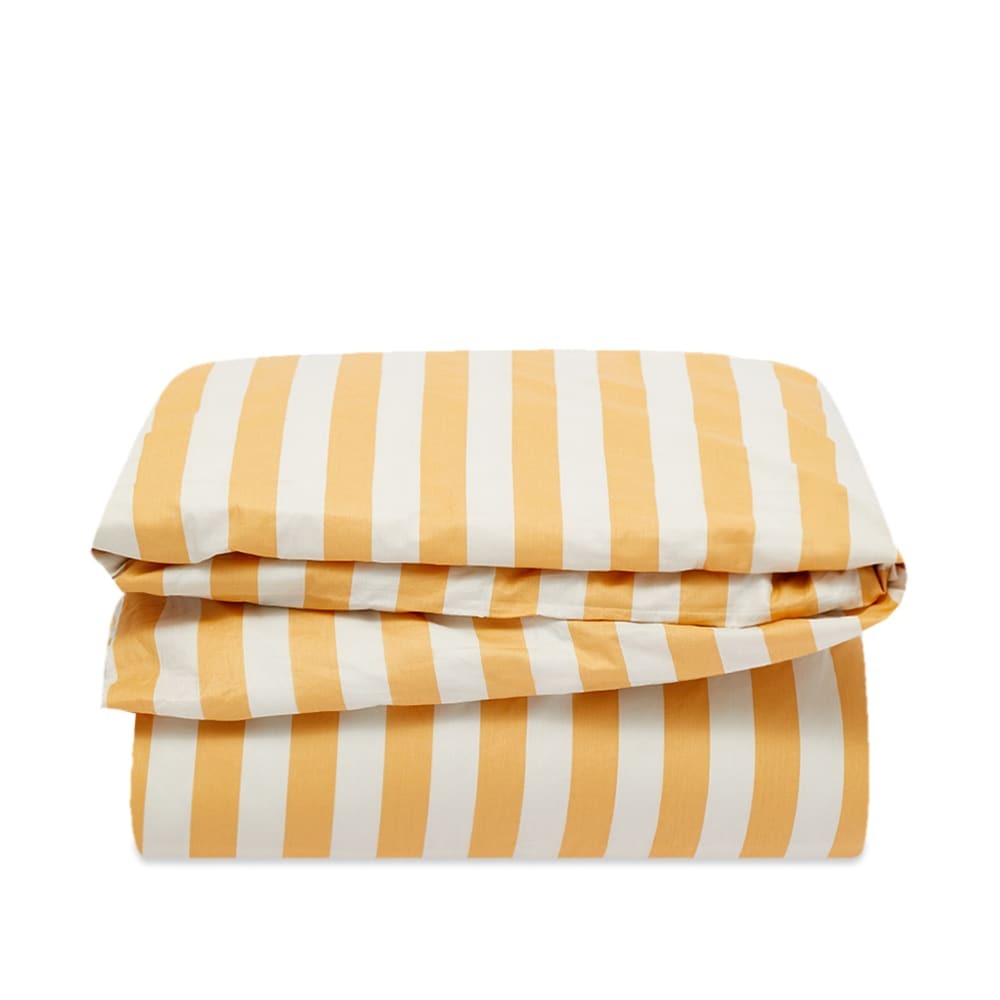 HAY Été Double Duvet Cover in Warm Yellow HAY