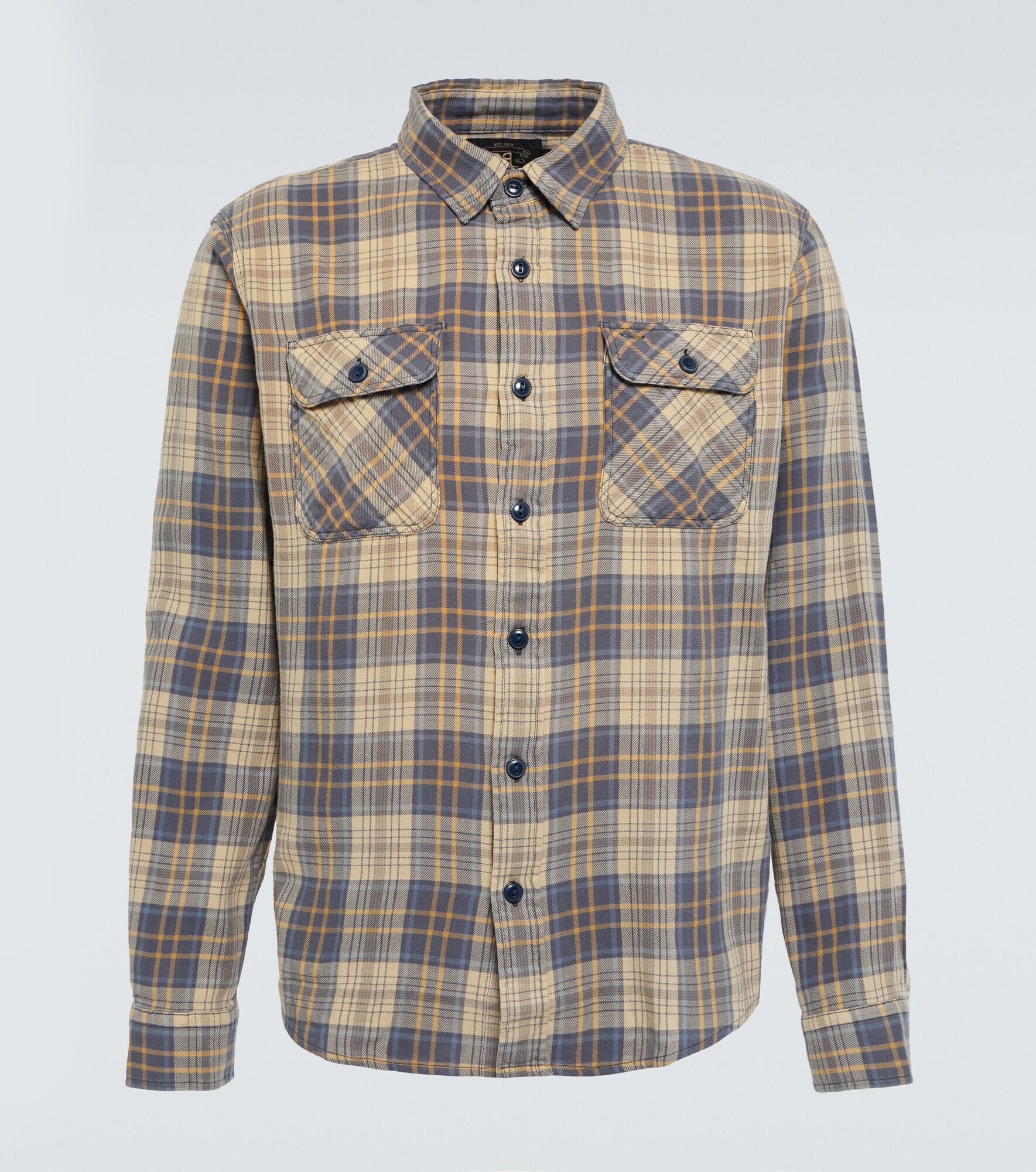 RRL - Checked Wool and Cashmere-Blend Jacquard Shirt - Men - Red RRL