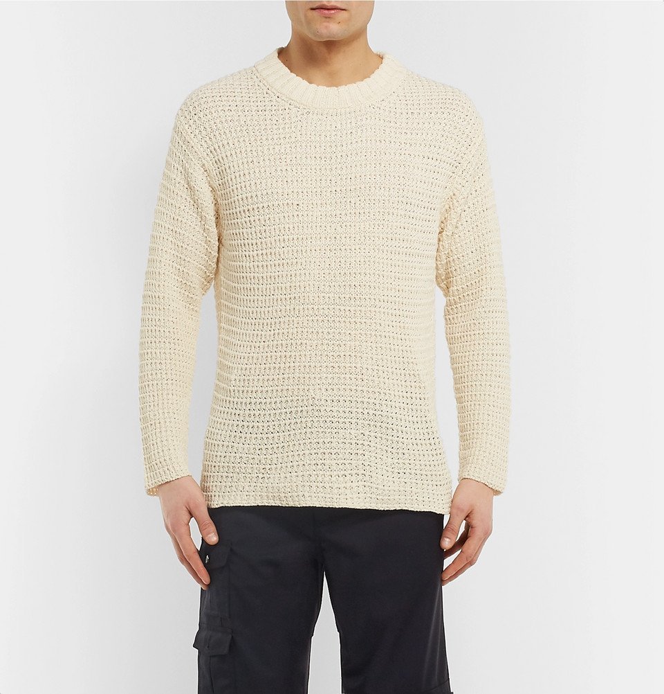 Jacquemus - Pablo Linen and Cotton-Blend Sweater - Beige Jacquemus