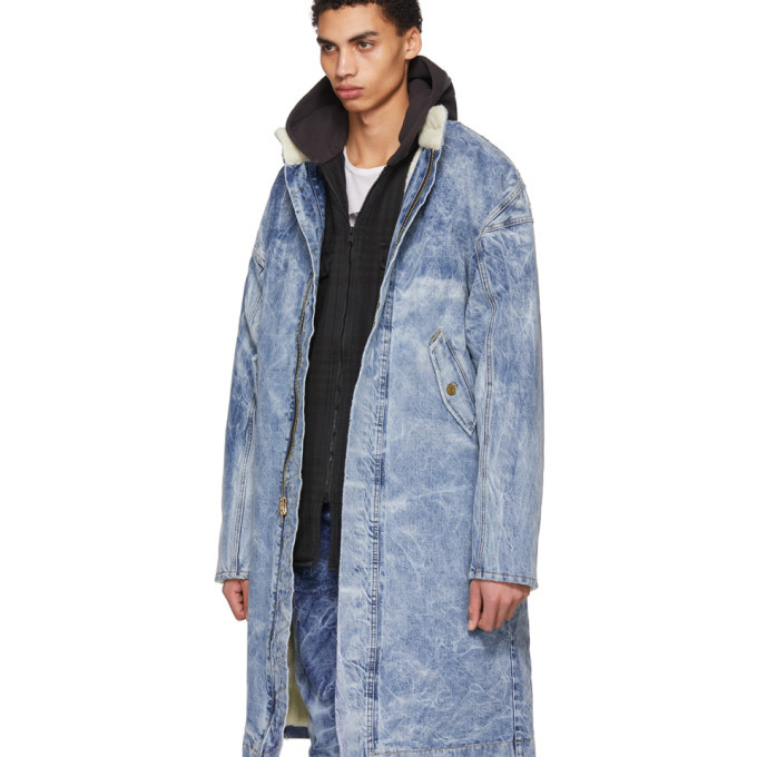 Fear of God Indigo Selvedge Denim Holy Water Coat Fear Of God