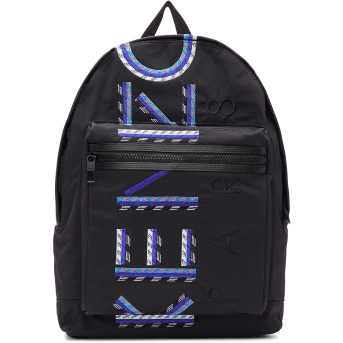 large kenzo logo backpack