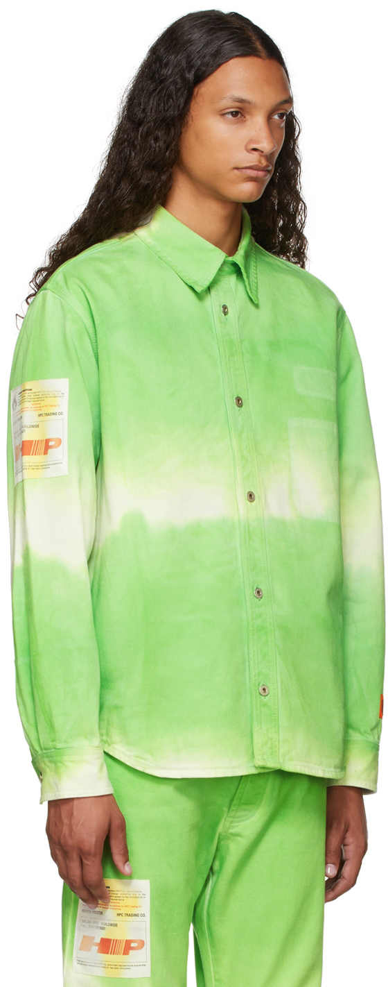 Heron Preston Green Label Tie-Dye Shirt 