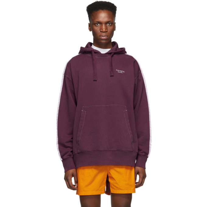 acne purple hoodie