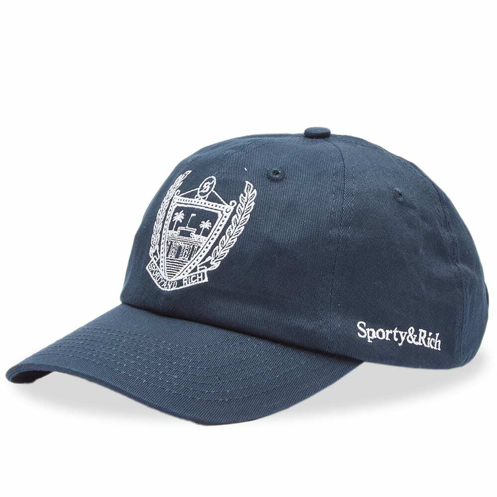 Photo: Sporty & Rich Beverly Hills Cap in Navy/White