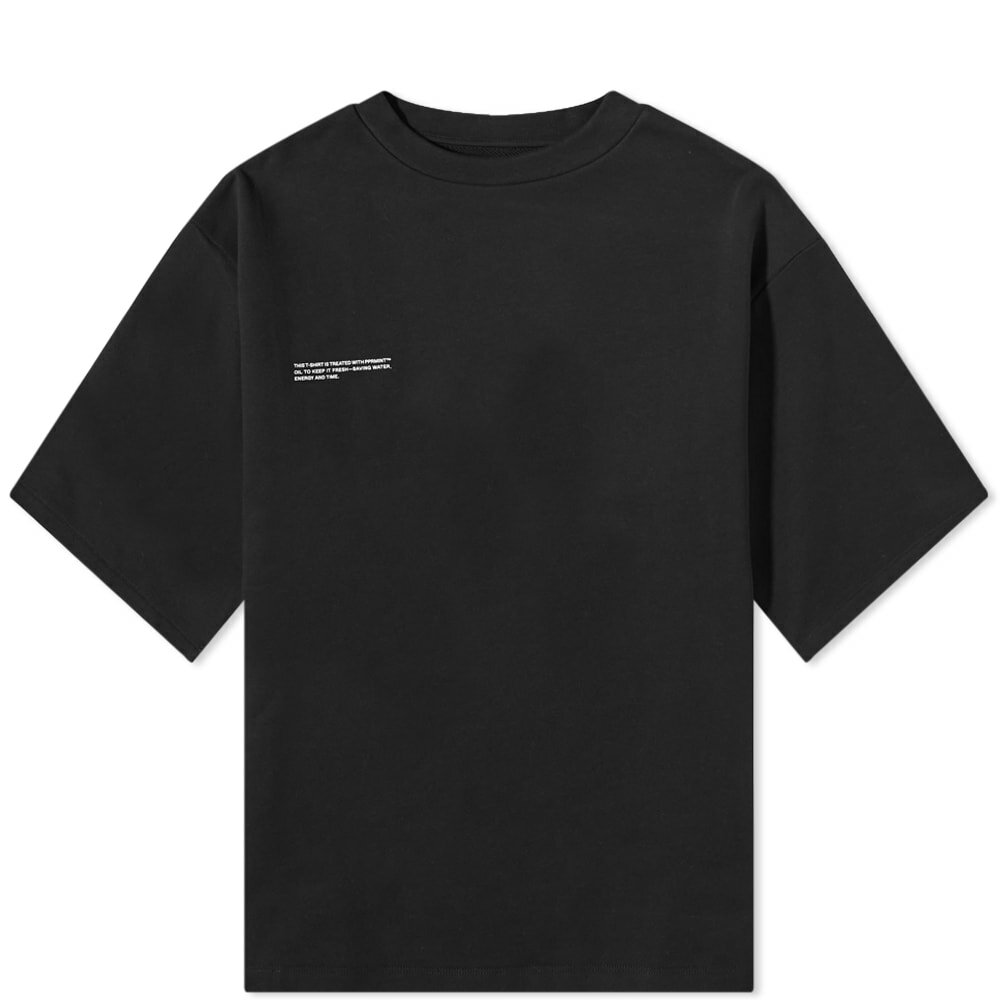 Pangaia Relaxed Fit T-Shirt in Black Pangaia