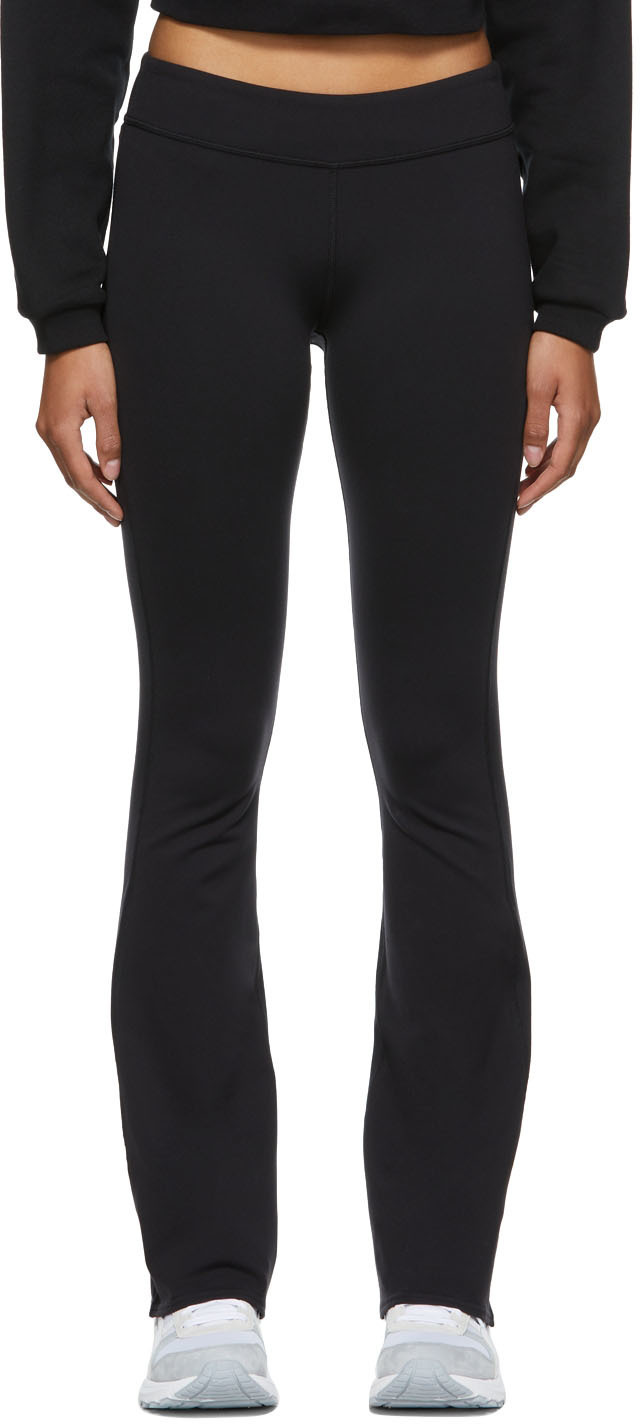 Alo Black Airbrush Bootcut Leggings Aloye