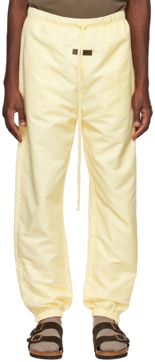 Essentials Yellow Nylon Lounge Pants Essentials