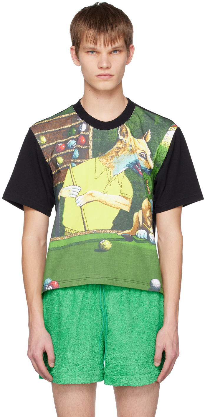 dogs playing pool shirt