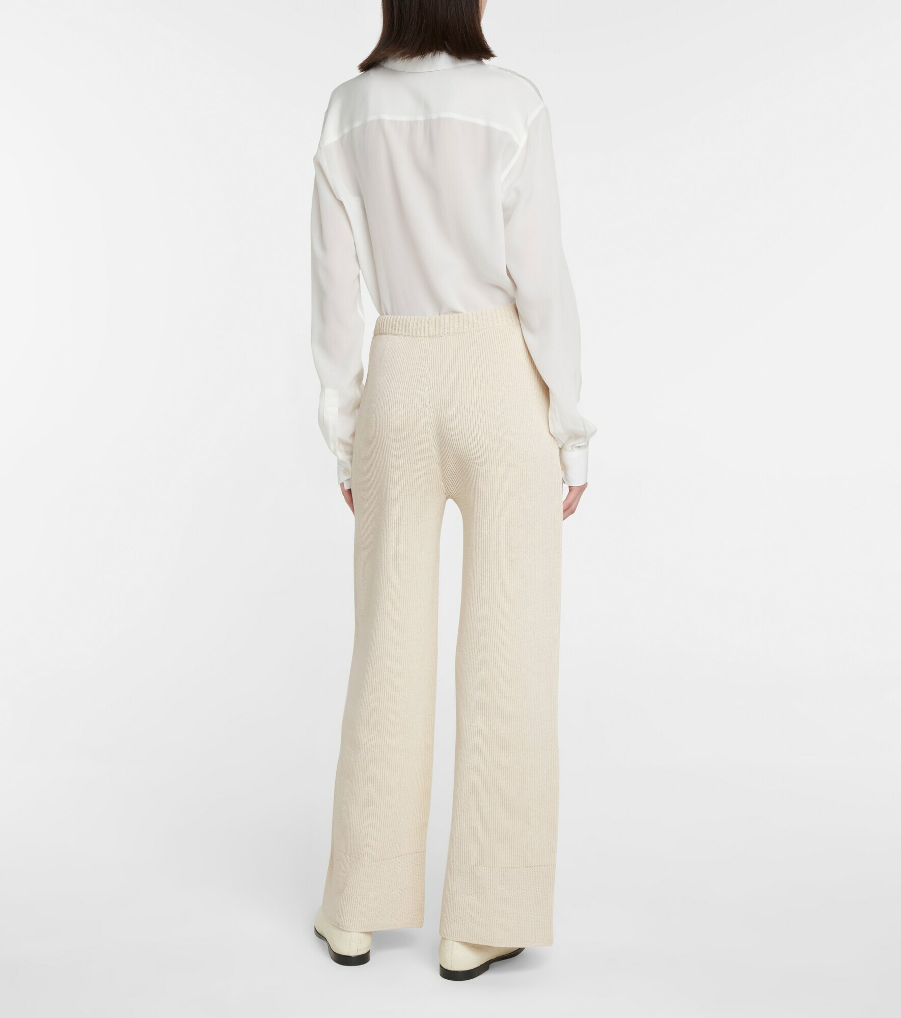 Joseph - Crispy wide-leg cotton-blend pants Joseph