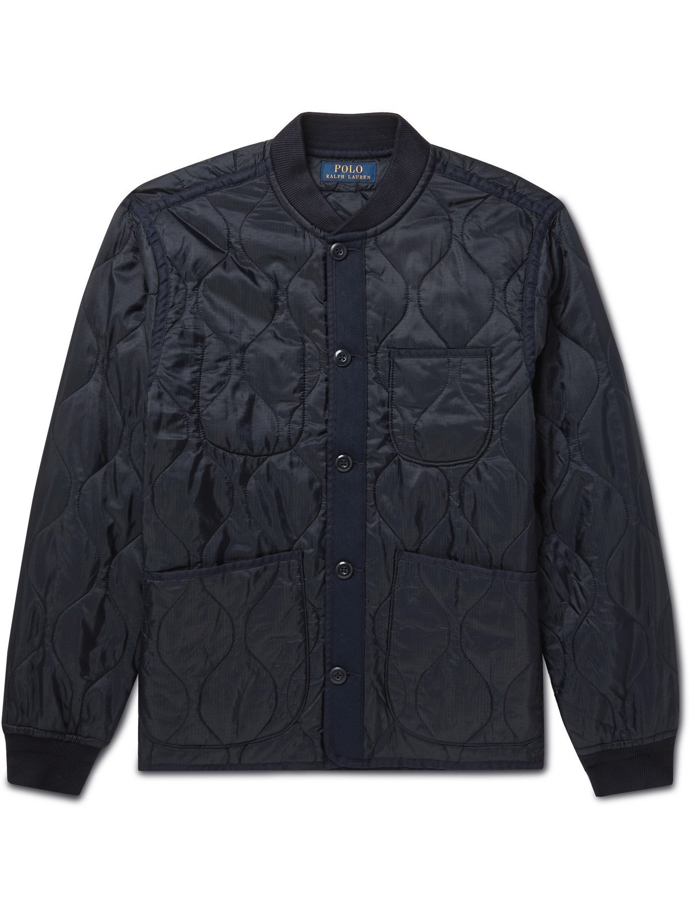 POLO RALPH LAUREN - Quilted Nylon-Ripstop Jacket - Blue - M Polo 