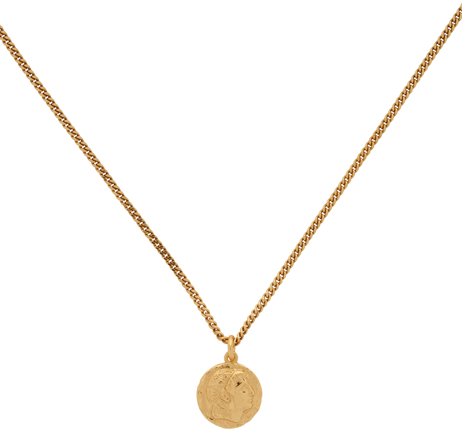 Emanuele Bicocchi Gold Coin Necklace Emanuele Bicocchi