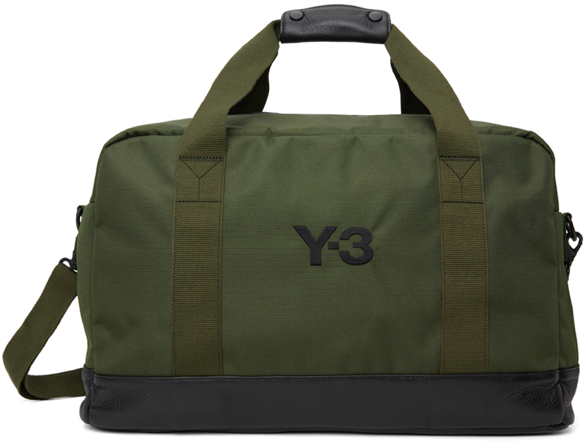 Y3 Khaki Classic Duffle Bag Y3