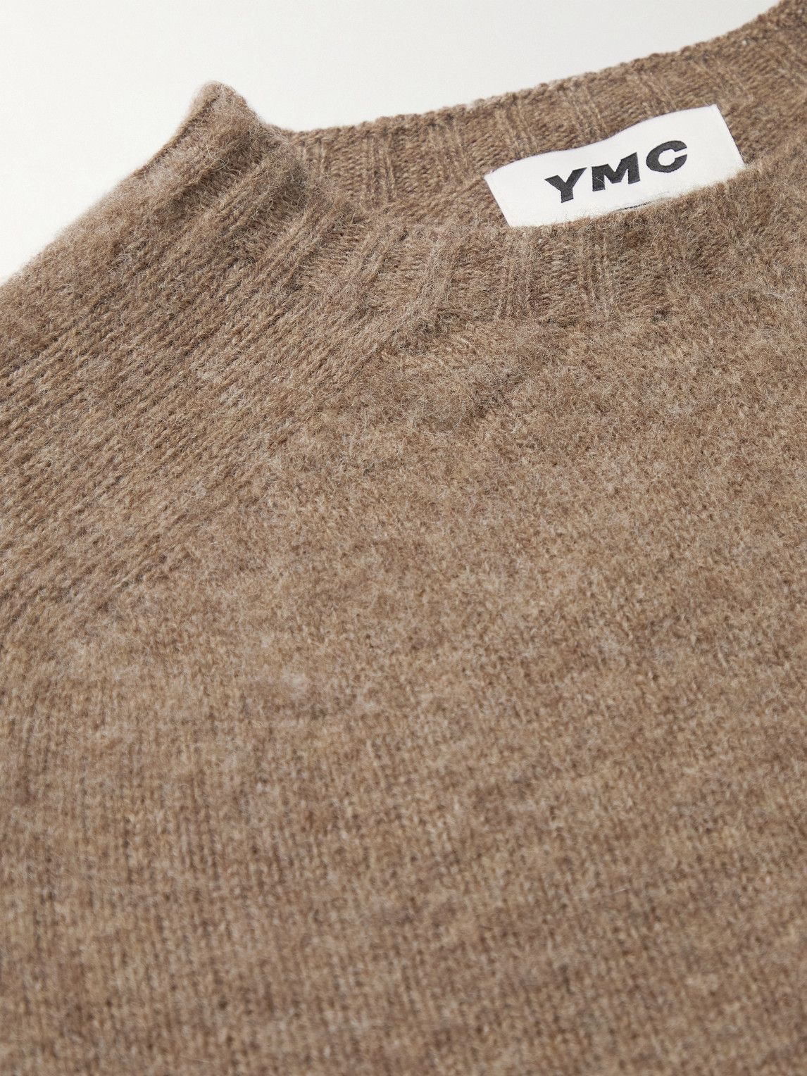 YMC - Suedehead Wool Sweater - Brown YMC