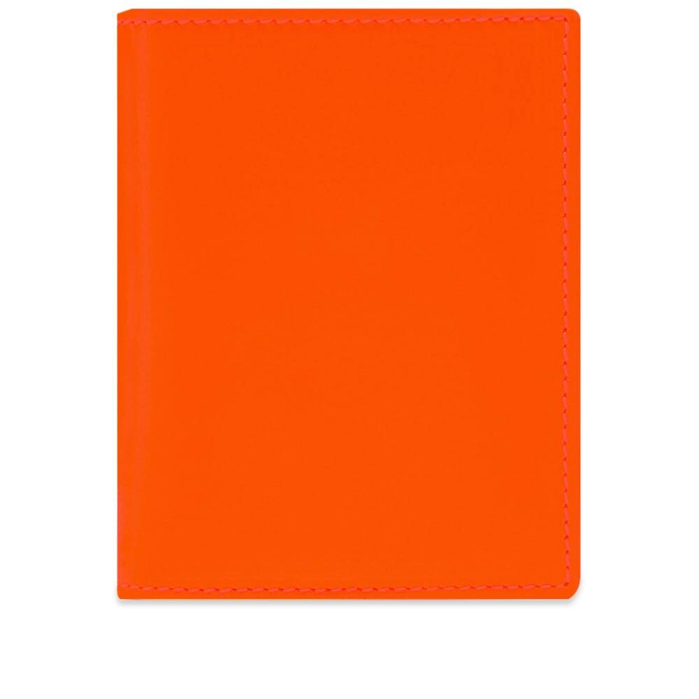 Photo: Comme des Garçons Sa0641 Super Fluo Wallet in Light Orange