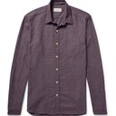 Oliver Spencer - New York Special Slim-Fit Cotton Shirt - Burgundy
