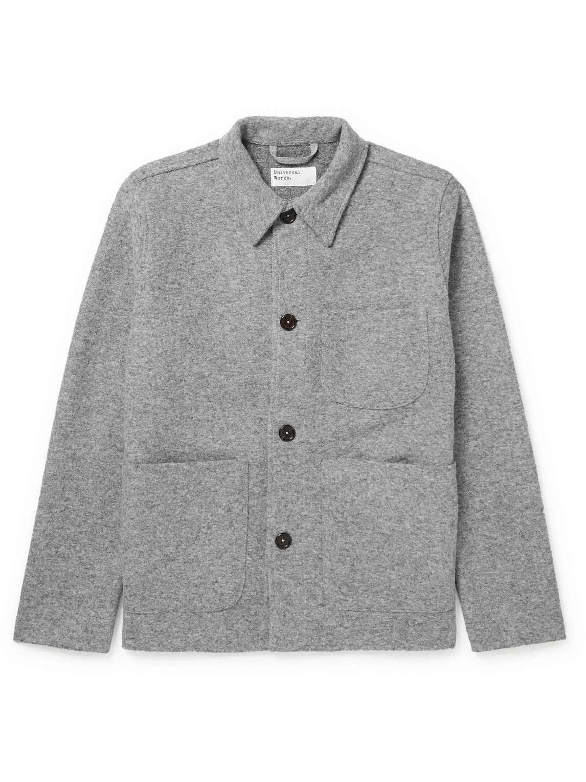 Universal Works - Wool-Blend Fleece Field Jacket - Gray Universal Works