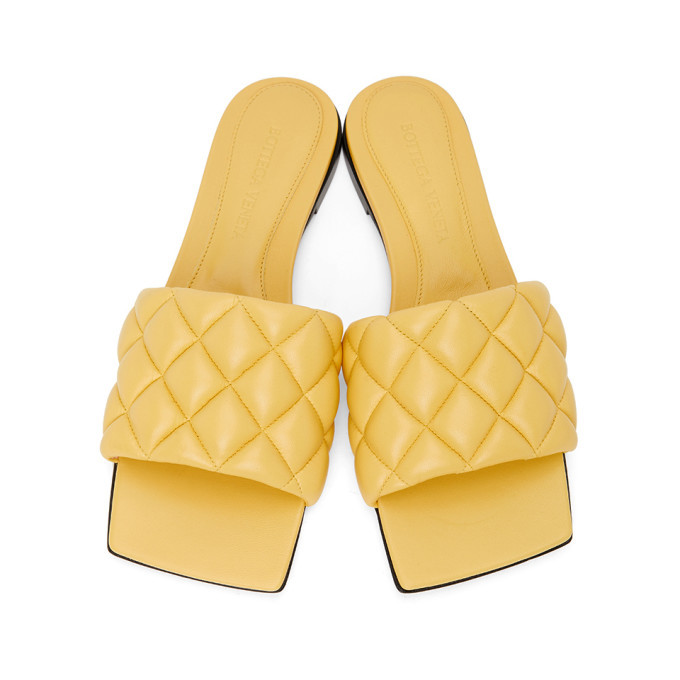 bottega veneta sandals yellow