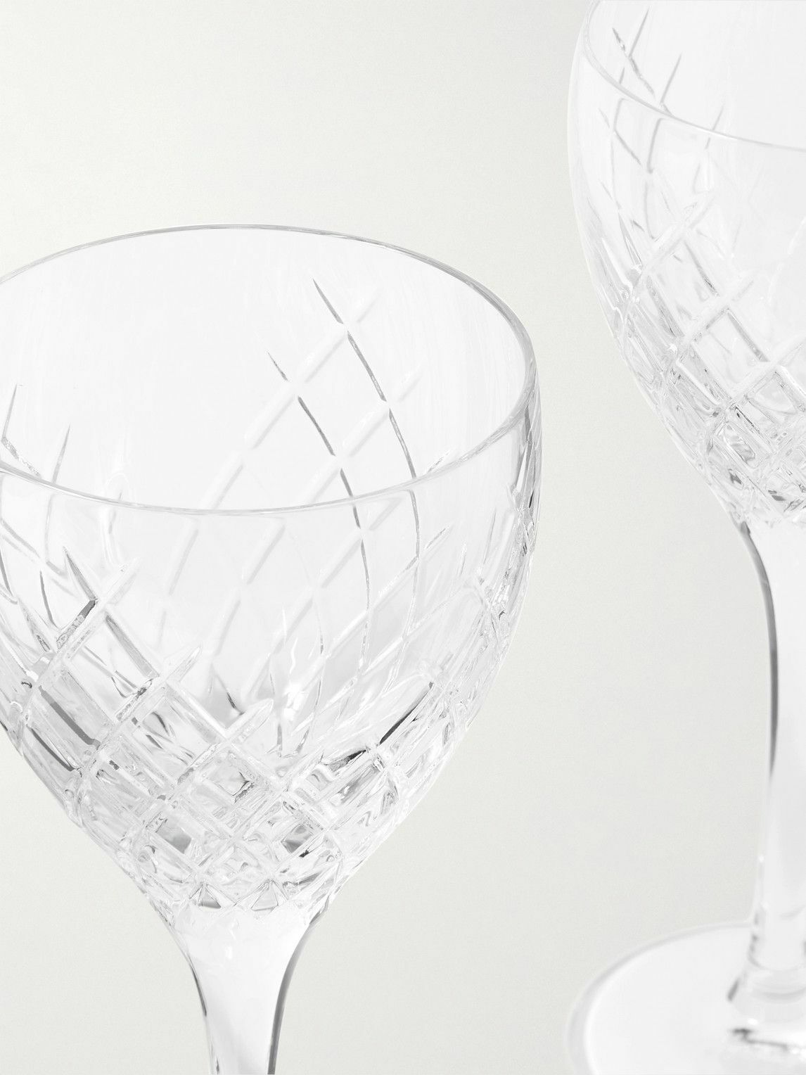 Soho Home Barwell Set of Four Crystal White Wine Glasses Soho Home