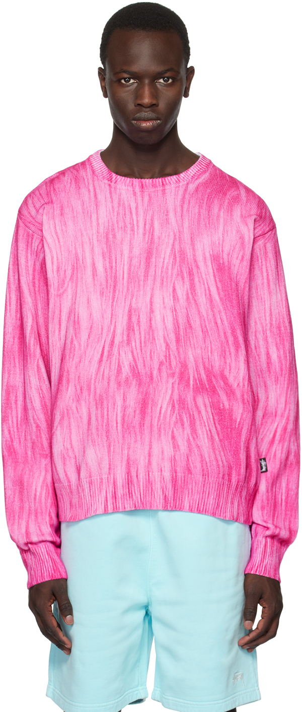 Stüssy Pink Printed Sweater Stussy