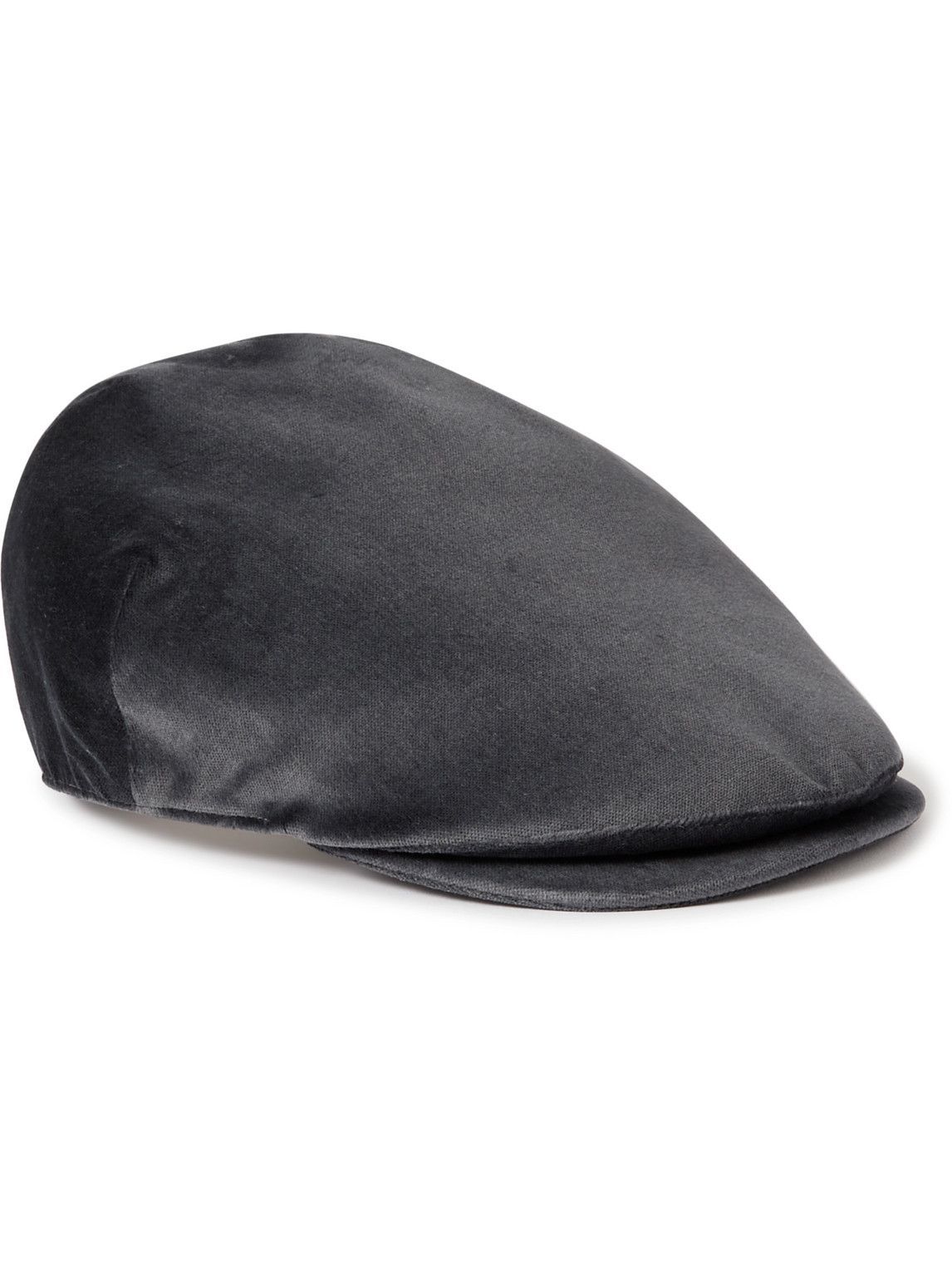 velvet flat cap