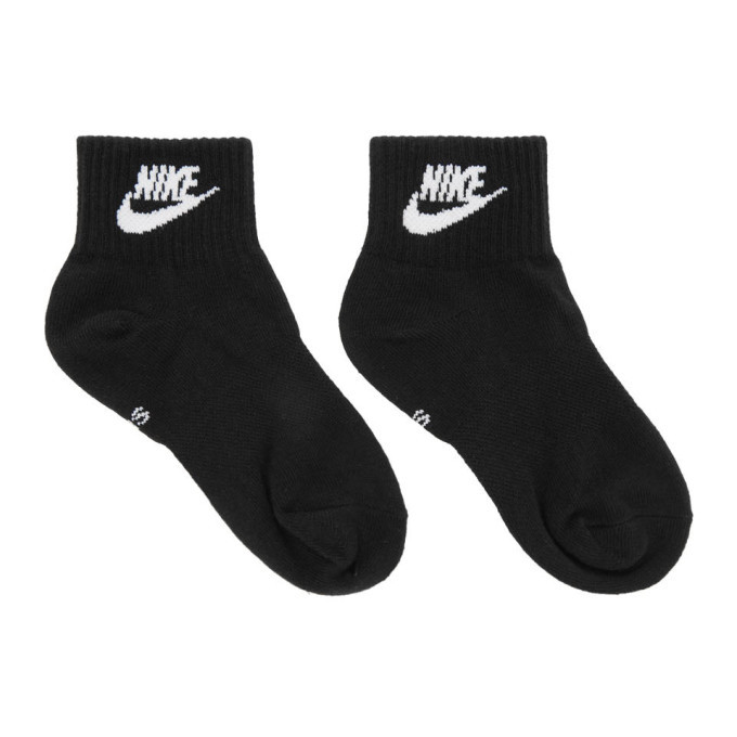 black ankle socks nike