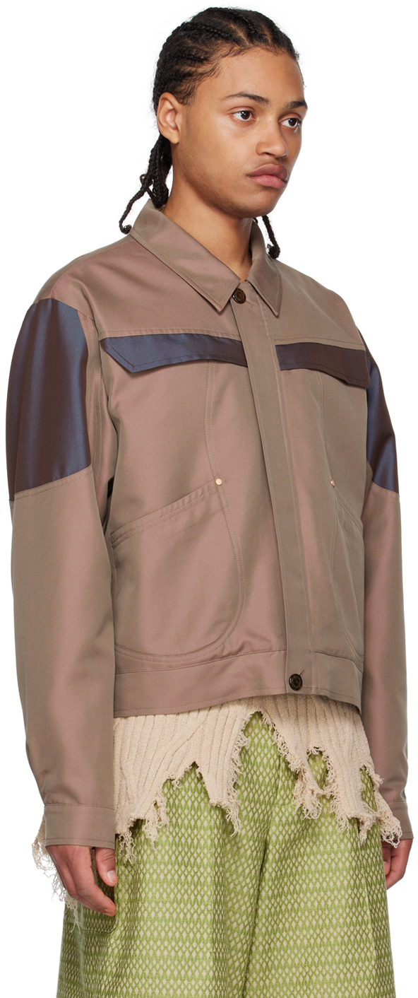 Kiko Kostadinov Brown Mcnamara Jacket Kiko Kostadinov