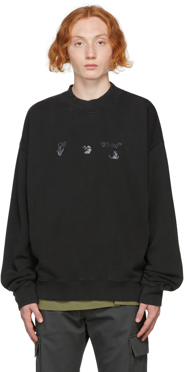 Off-White Black Logo Skate Sweatshirt