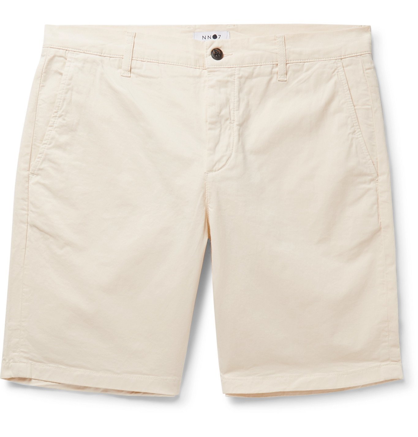 NN07 - Crown Slim-Fit Stretch-Cotton Twill Shorts - Neutrals NN07