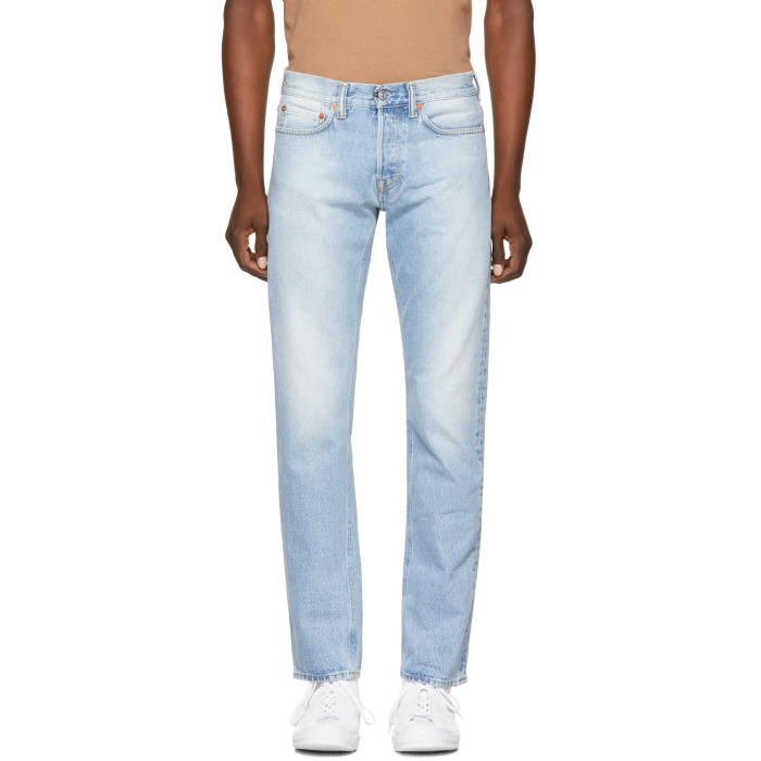 Our Legacy Blue First Cut Jeans Our Legacy