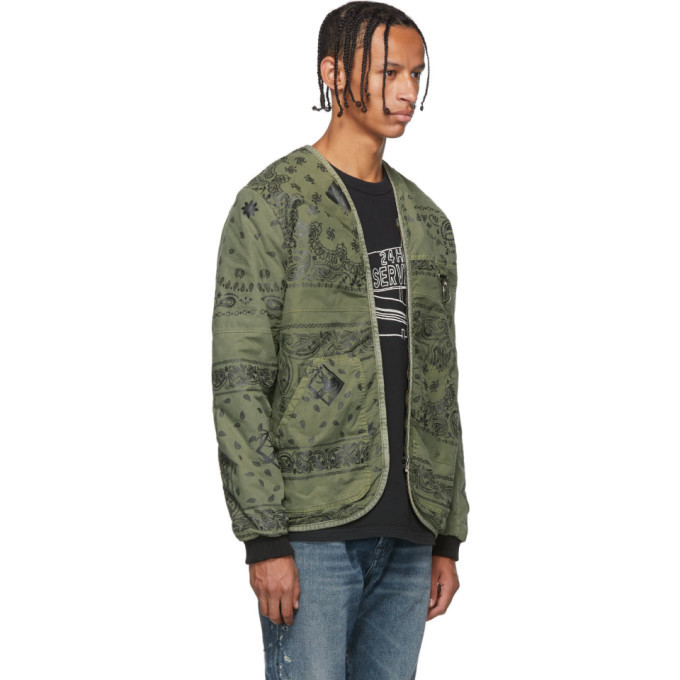Reese Cooper Green Bandana Parka Liner 