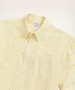 Brooks Brothers Men's Regent Regular-Fit Original Broadcloth Sport Shirt, Bengal Stripe | Yellow