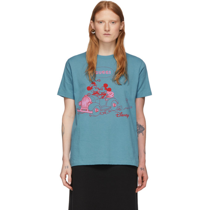 Gucci Blue Disney Edition Mickey Mouse T-Shirt Gucci