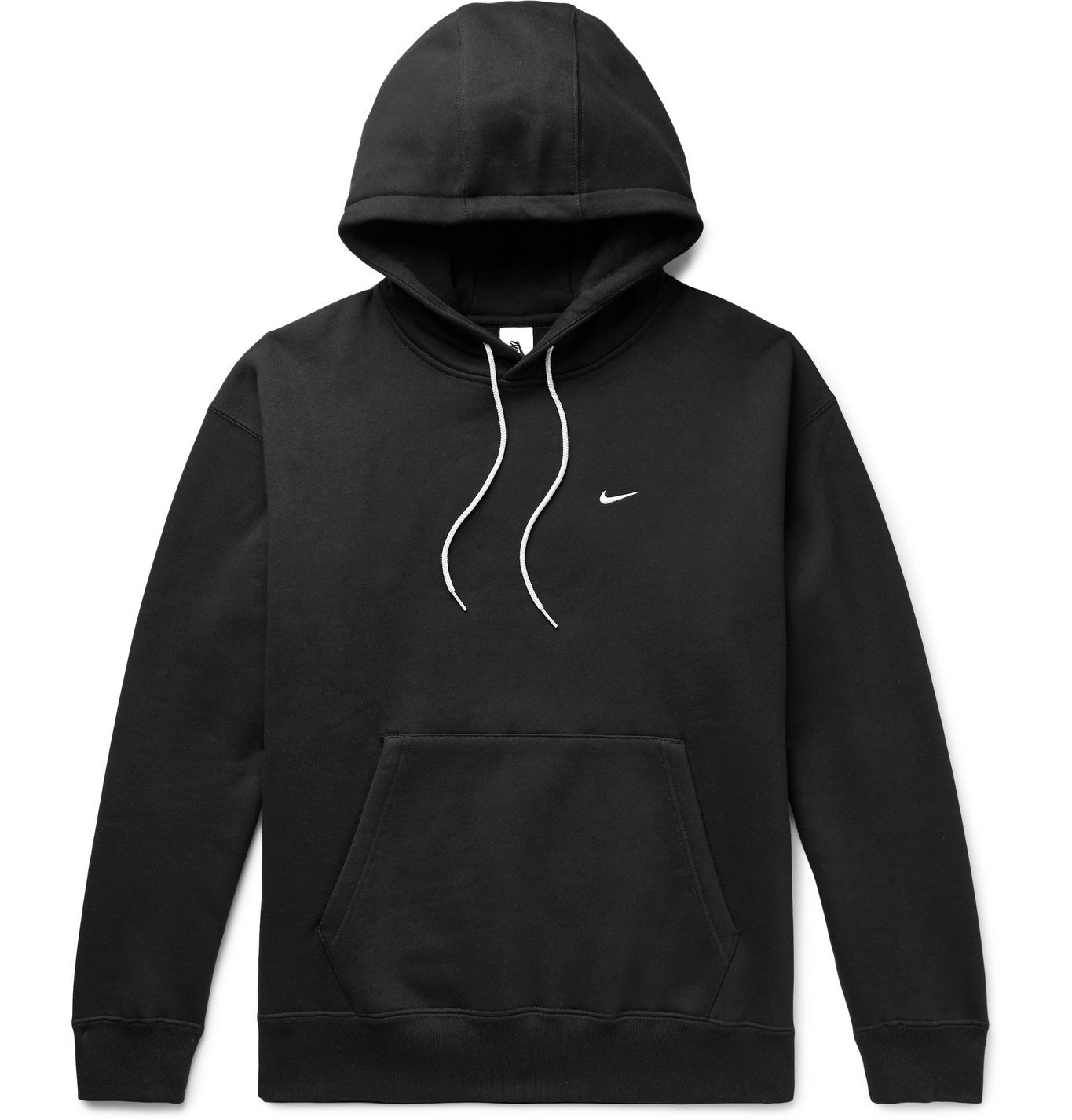 Nike - NRG Fleece-Back Cotton-Blend Jersey Hoodie - Black Nike