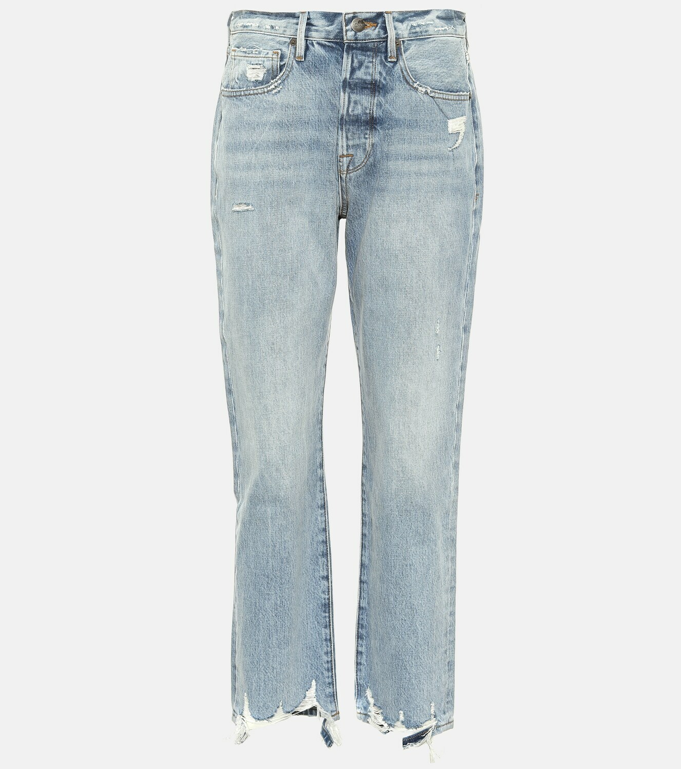 Frame - Le Original high-rise straight jeans Frame Denim