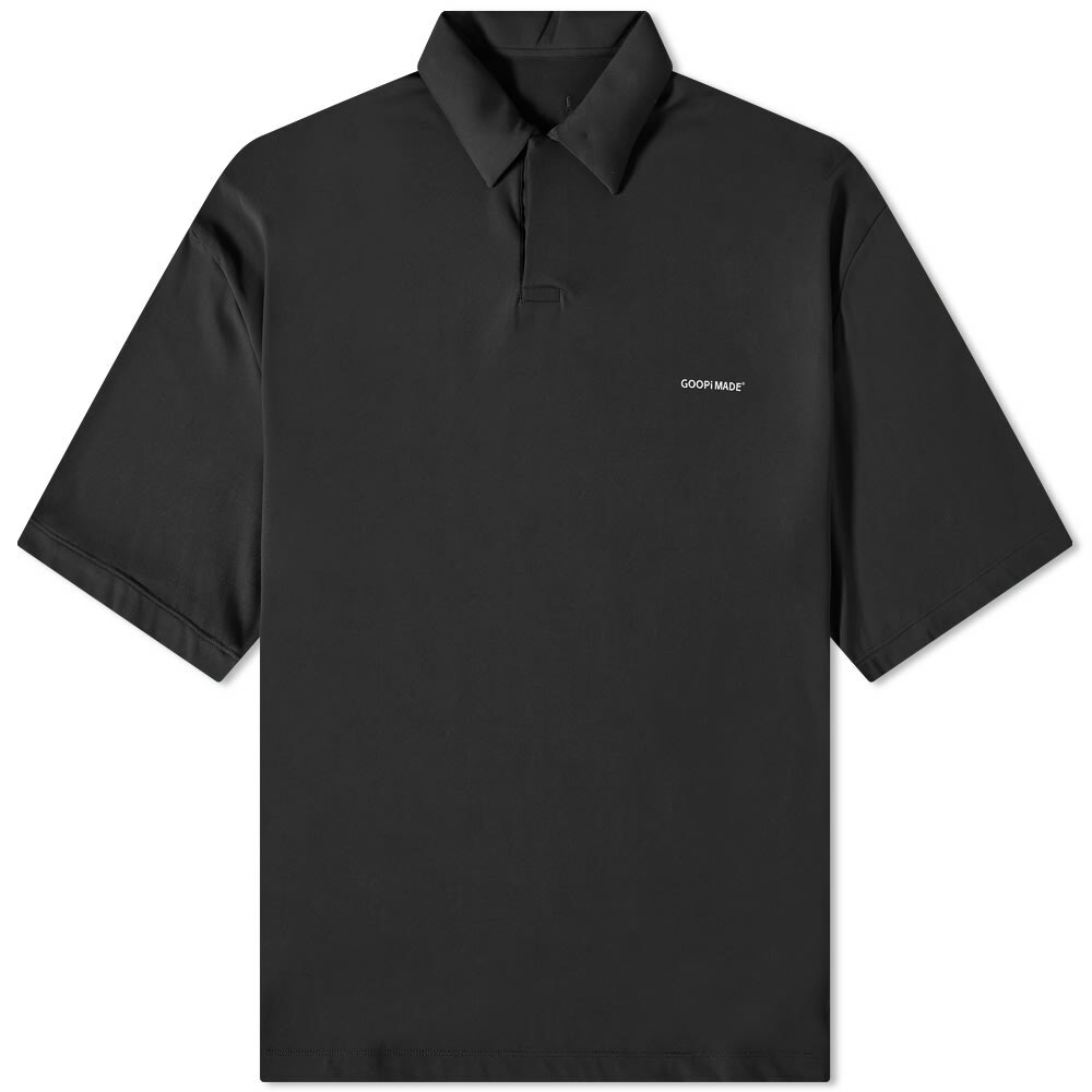GOOPiMADE Men's “GNV07” Soft Box Polo Shirt in Shadow GOOPiMADE