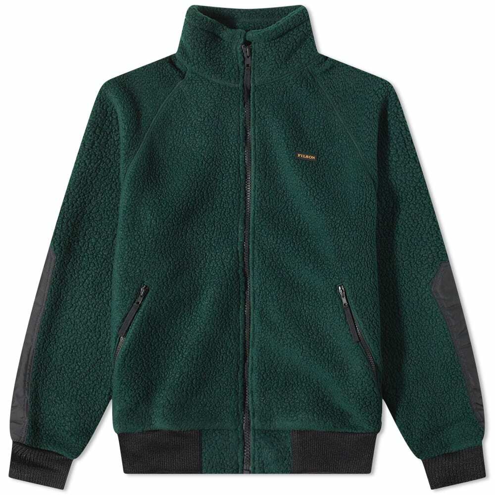 Filson Men's Sherpa Fleece Jacket In Fir Filson