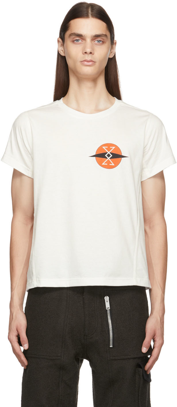 ADYAR SSENSE Exclusive White Graphic T-Shirt ADYAR