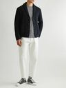 Allude - Shawl-Collar Ribbed Wool and Cashmere-Blend Cardigan - Blue