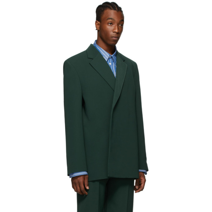 balenciaga green blazer