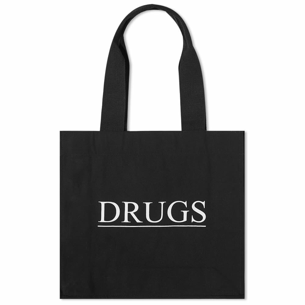 IDEA Men's Drugs Tote Bag in Black IDEA