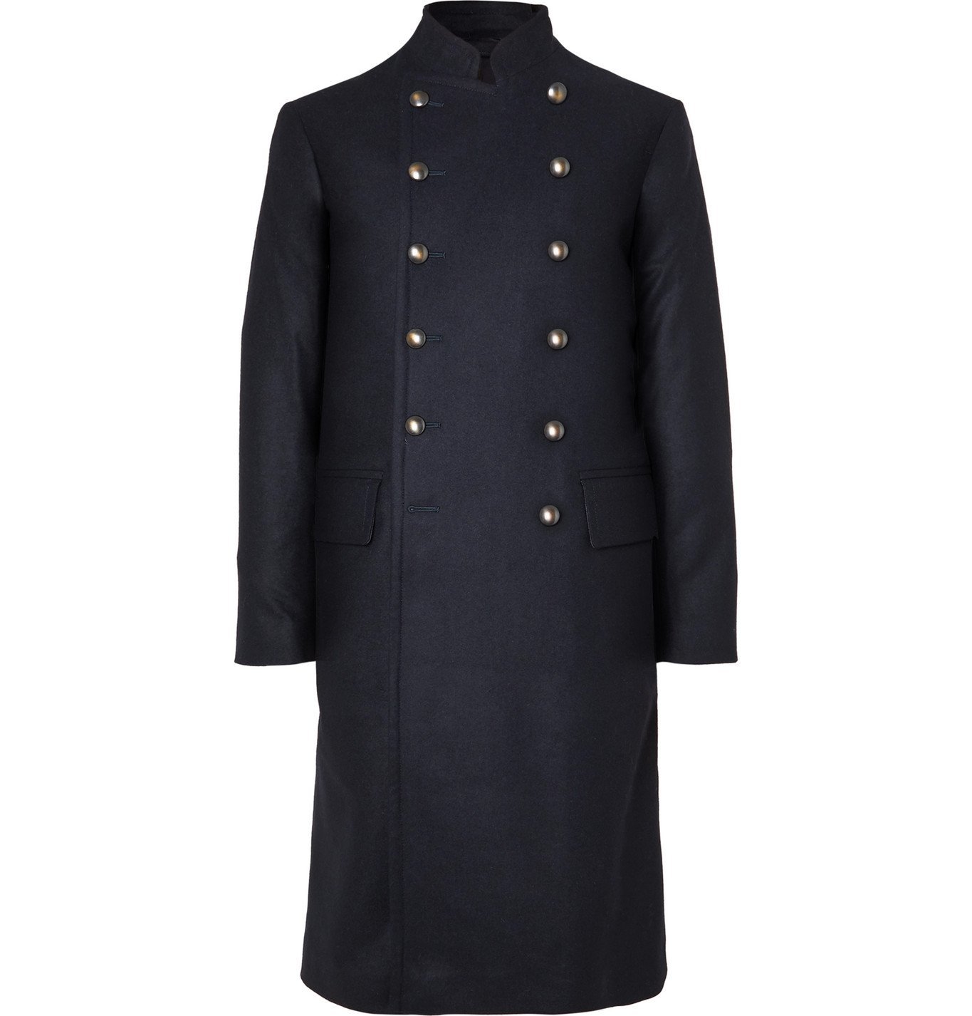 Kingsman - Shola Slim-Fit Wool and Alpaca-Blend Coat - Blue Kingsman