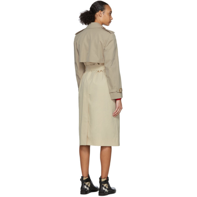 Burberry Beige Deighton Trench Coat Burberry