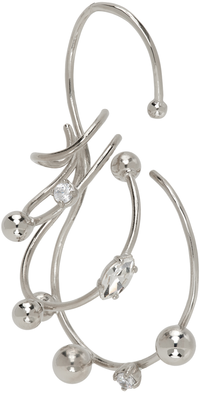 Panconesi Silver Large Orbit Single Ear Cuff Panconesi