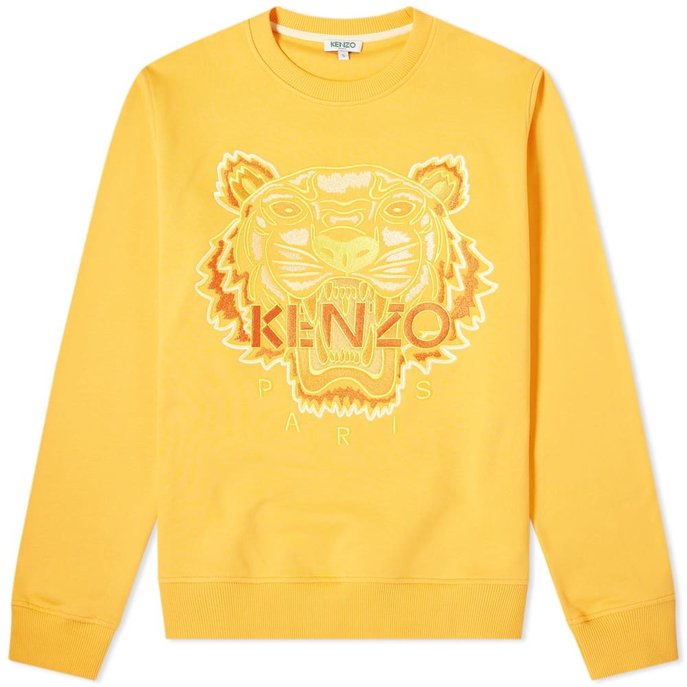 Kenzo Tonal Tiger Crew Sweat Marigold Kenzo