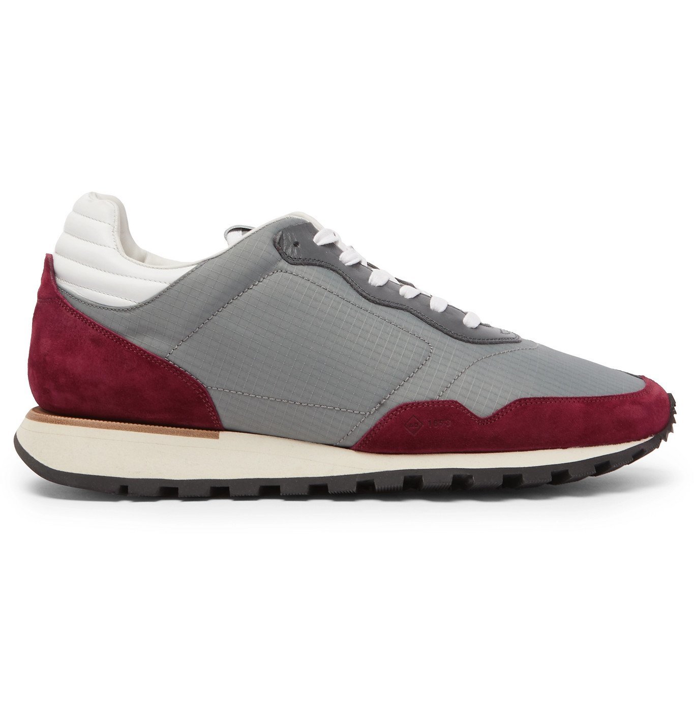 Dunhill - Axis Ripstop, Suede and Leather Sneakers - Gray Dunhill