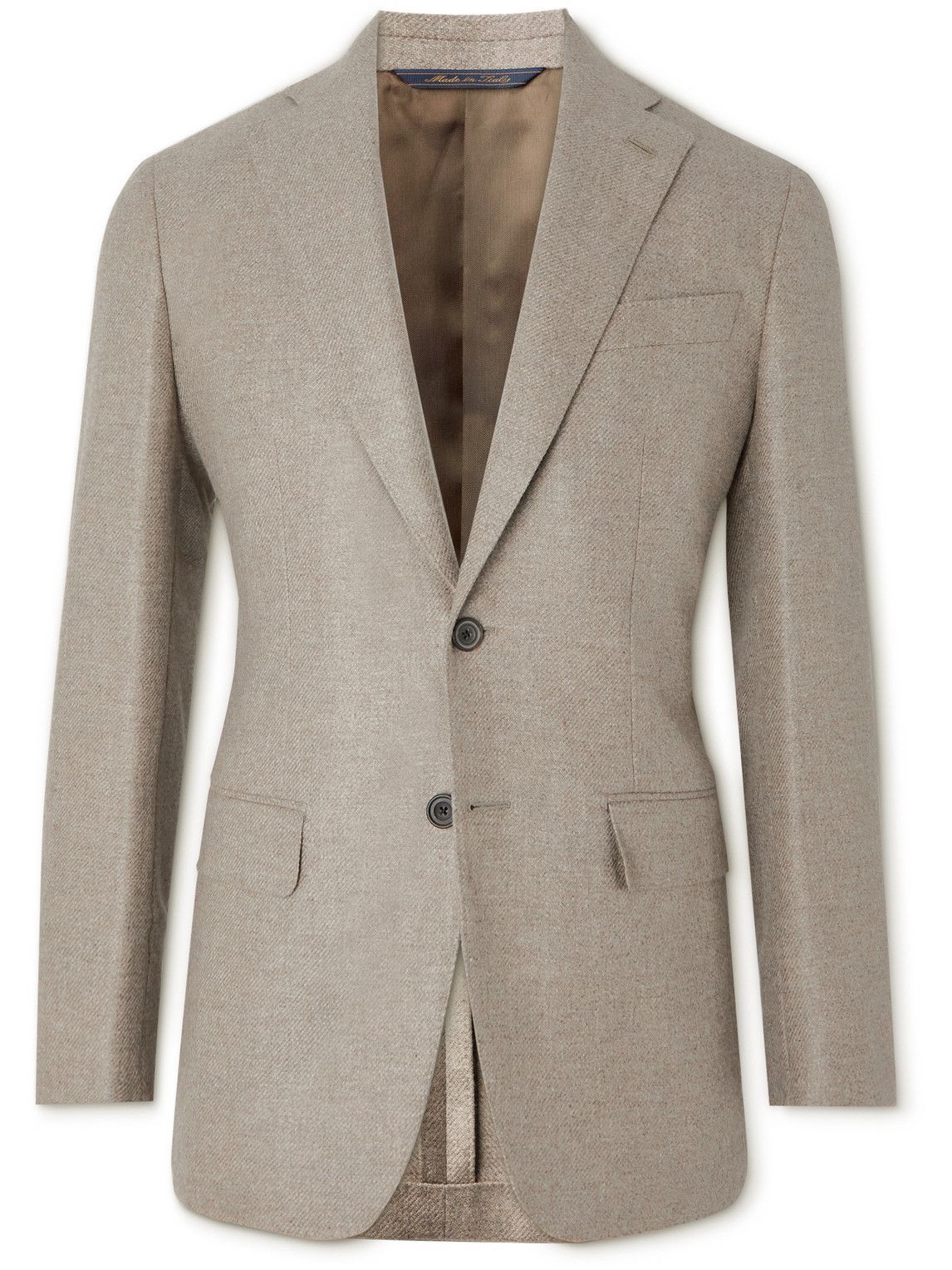 Thom Sweeney - Cashmere-Twill Blazer - Brown Thom Sweeney