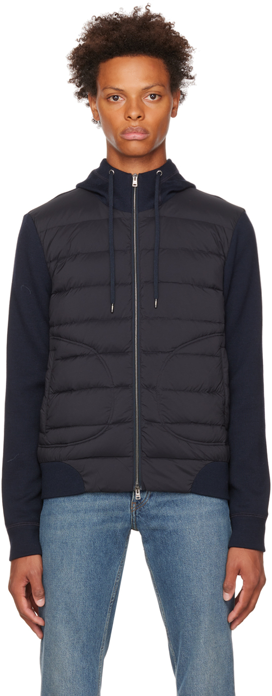 Herno Navy Quilted Down Jacket Herno