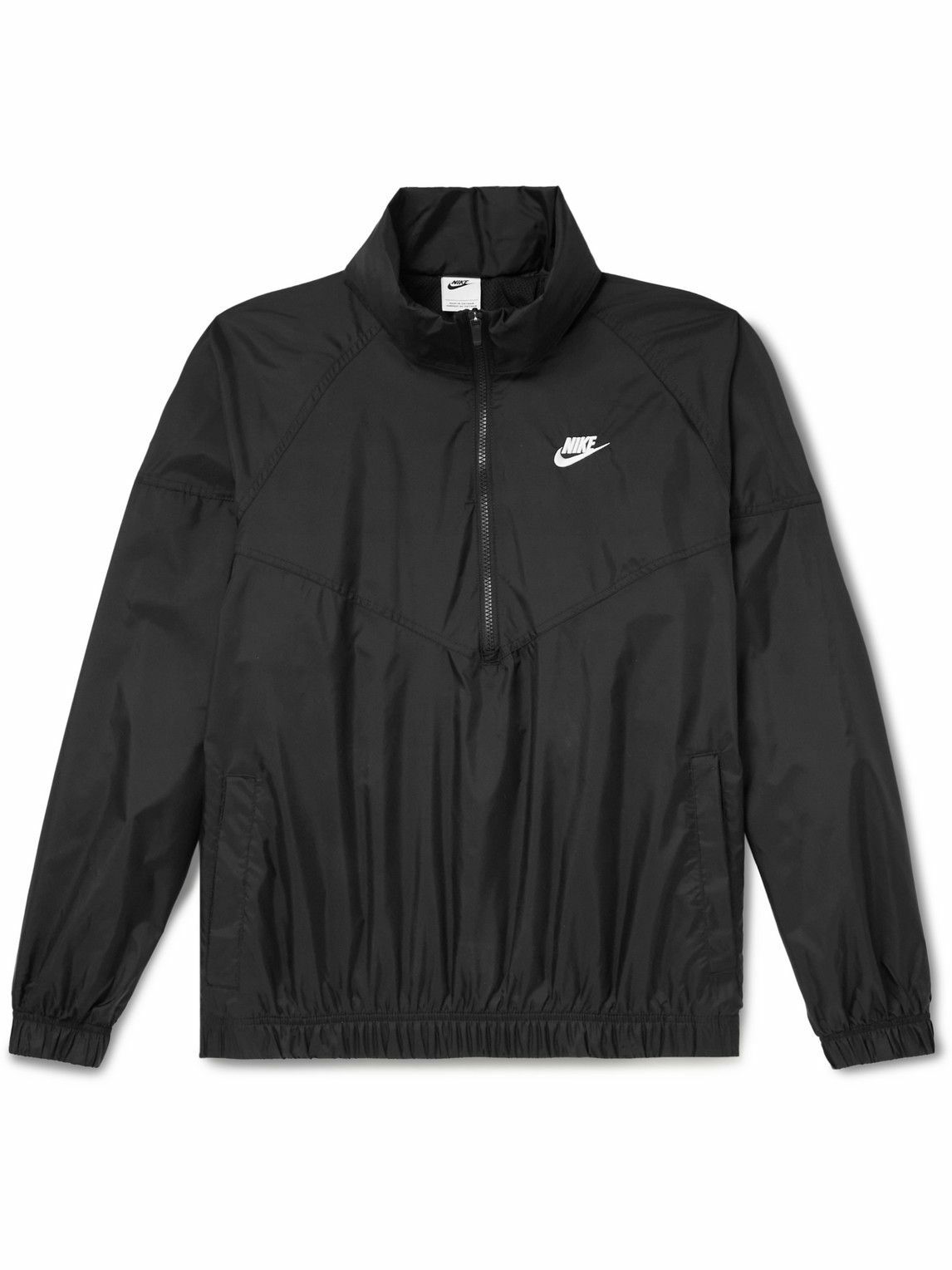 Nike Windrunner LogoEmbroidered Shell Hooded Jacket Black Nike