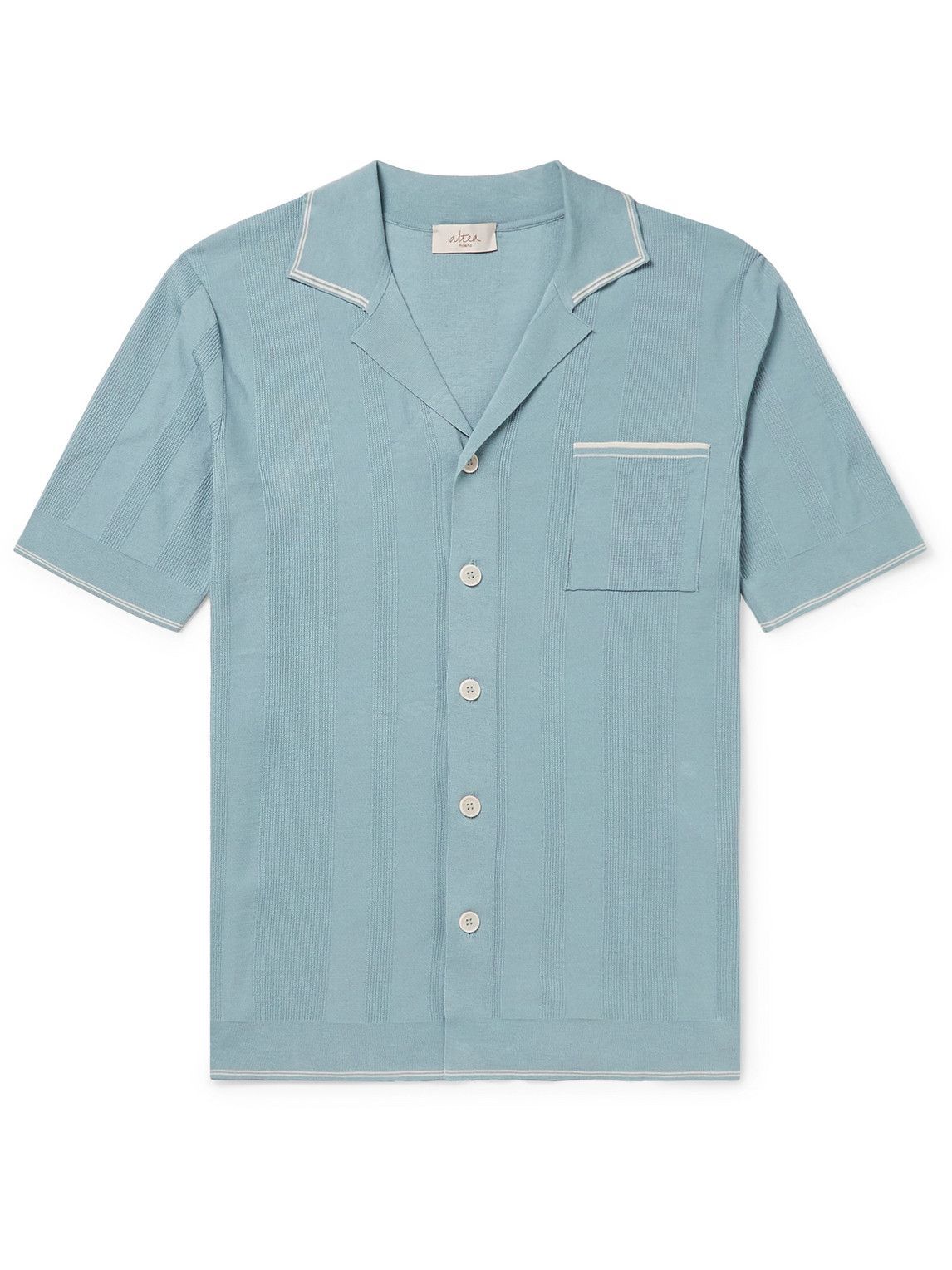 Altea - Flat Coast Slim-Fit Camp-Collar 