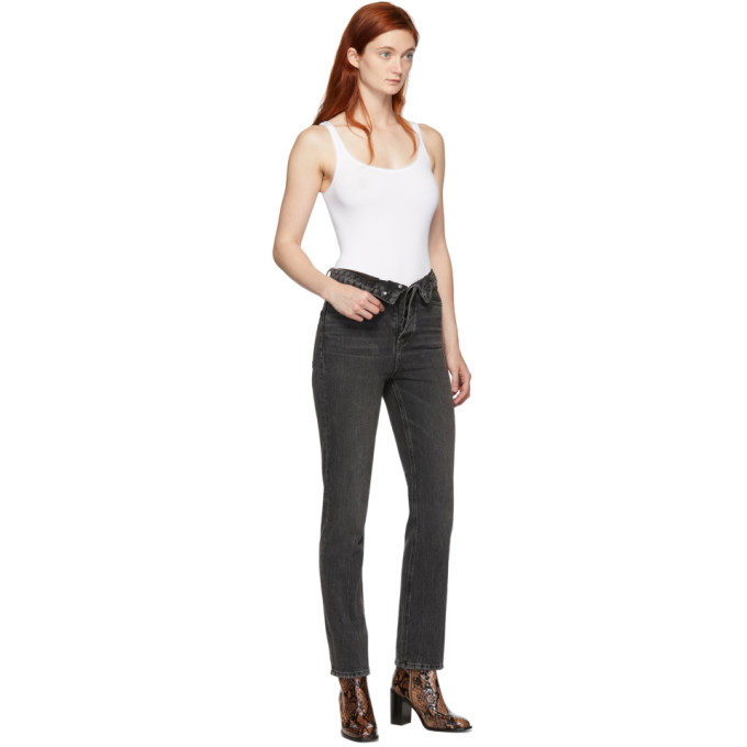 Alexander Wang Black Cult Flip Jeans 